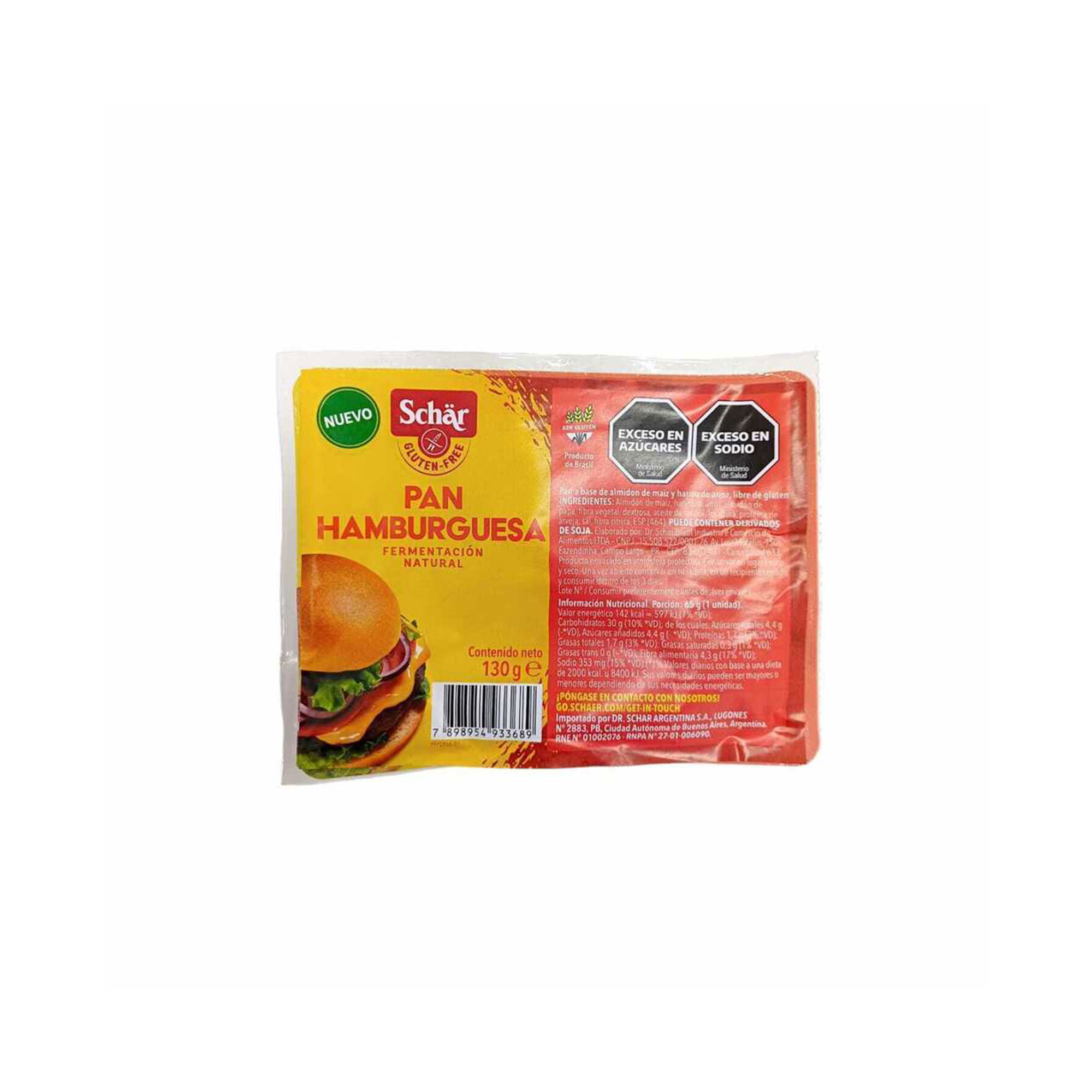 Pan de Hamburguesa Tradicional 130 Grs Schar - imagen del producto