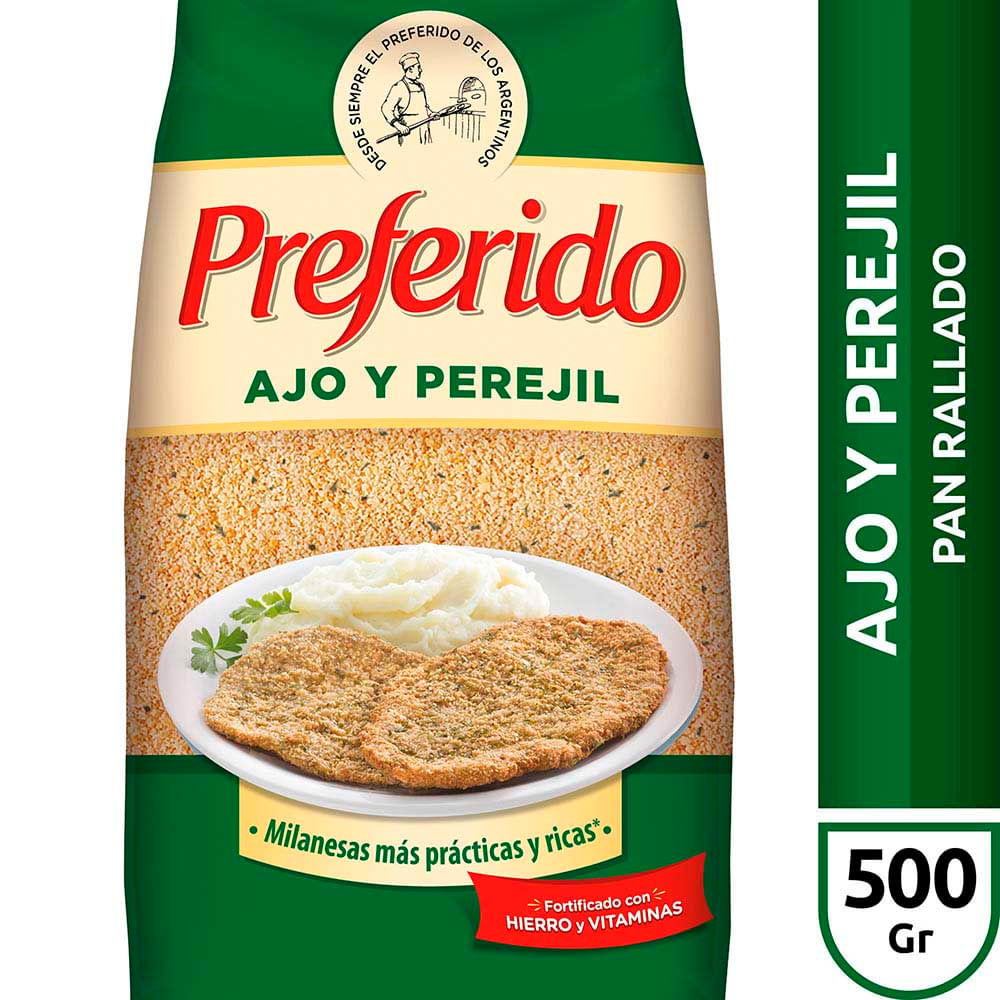Pan Rallado Preferido Con Arjo Y Peregil 500 G - imagen del producto