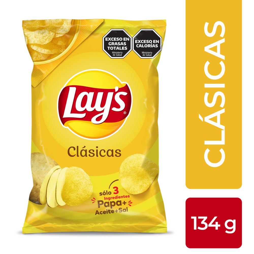 Papas Fritas Lays Clásicas 134 G - imagen del producto