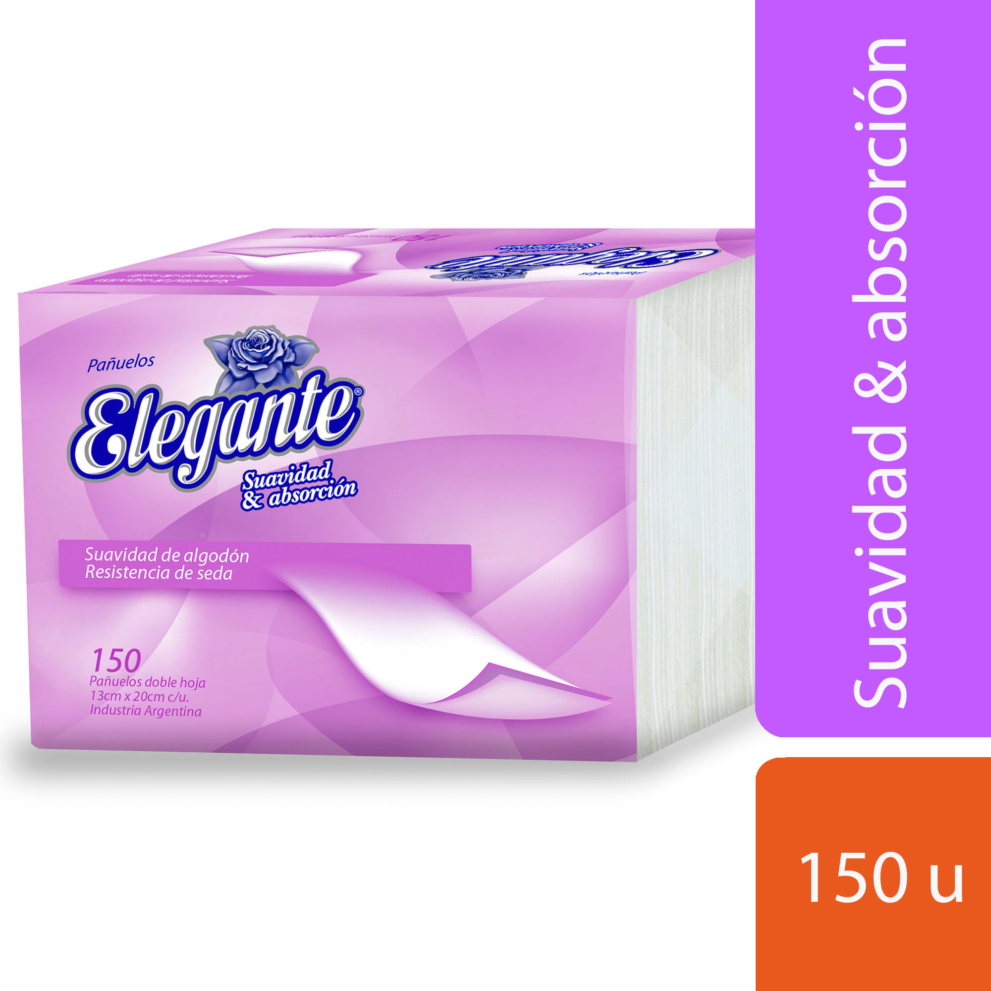 Pañuelos Elegante Doble Hoja X150u - imagen del producto