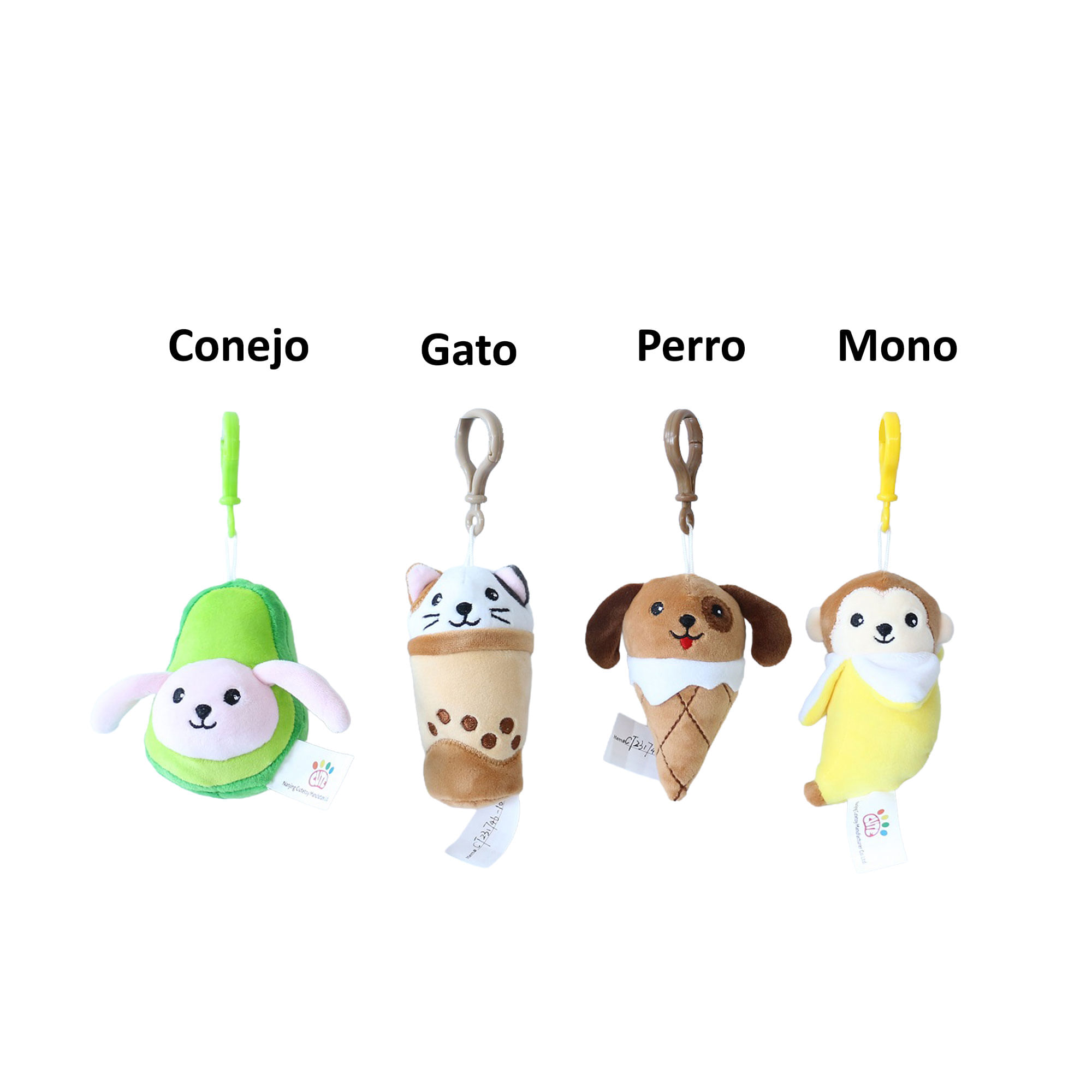 Peluche animal comida 10 cm - imagen del producto