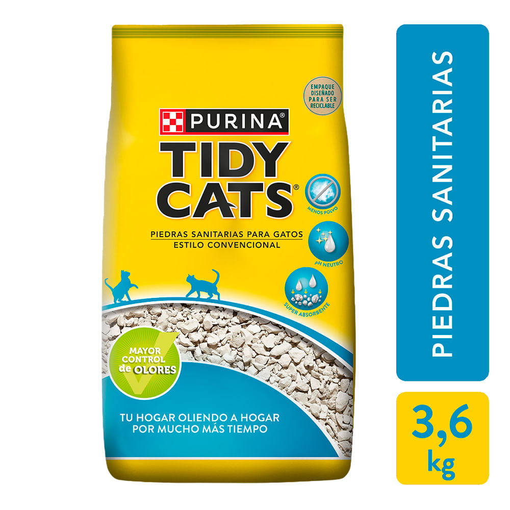 Piedras Sanitarias Tidy Cats X3,6kg - imagen del producto