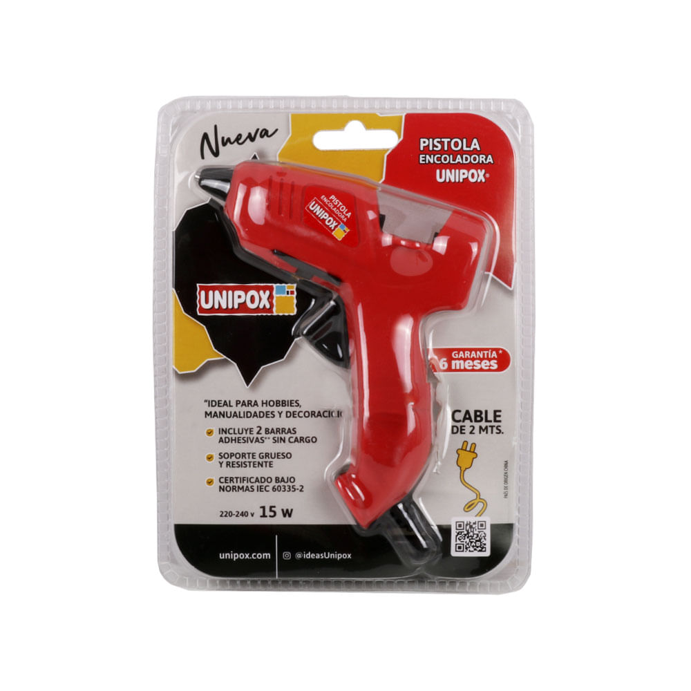 Pistola Aplicadora 15 W 20 x 18 Cm Rojo Unipox - imagen del producto