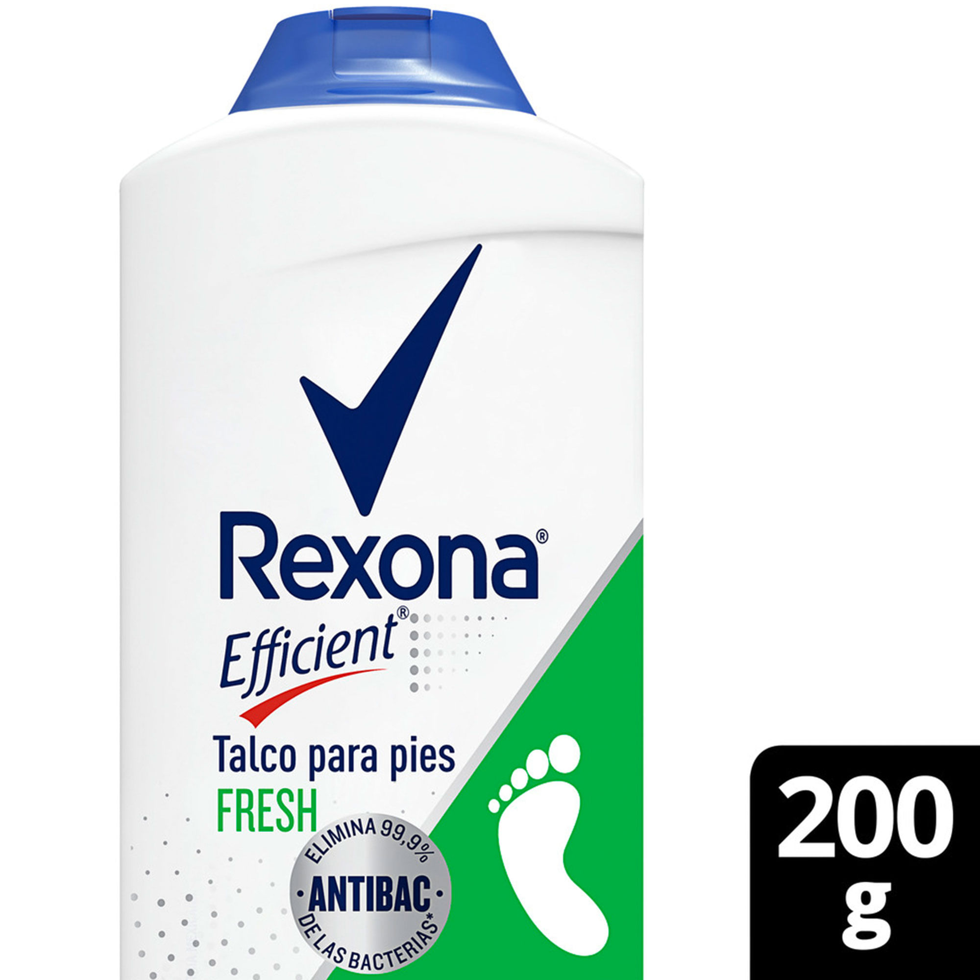Polvo pedico fresh Rexona Efficient 200 grs - imagen del producto
