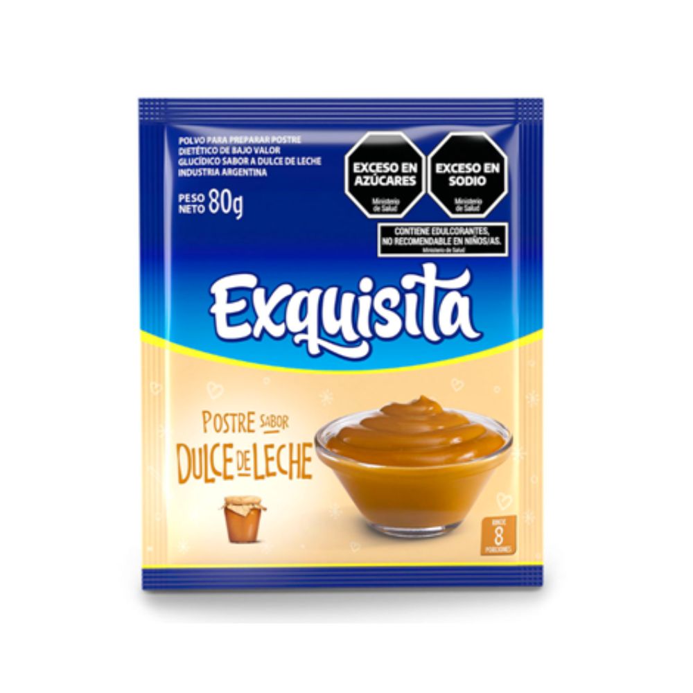 Exquisita Postre Dulce De Leche X80 Gr - imagen del producto