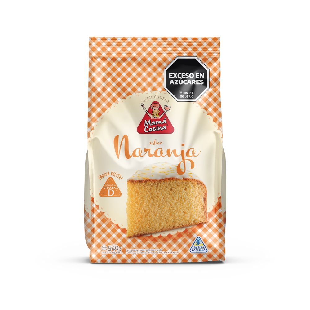 Bizcochuelo Mamá cocina de naranja 540 g - imagen del producto