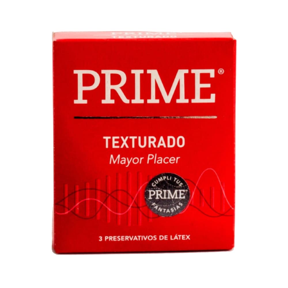 Preservativo Texturado Prime 3 Ud. - imagen del producto