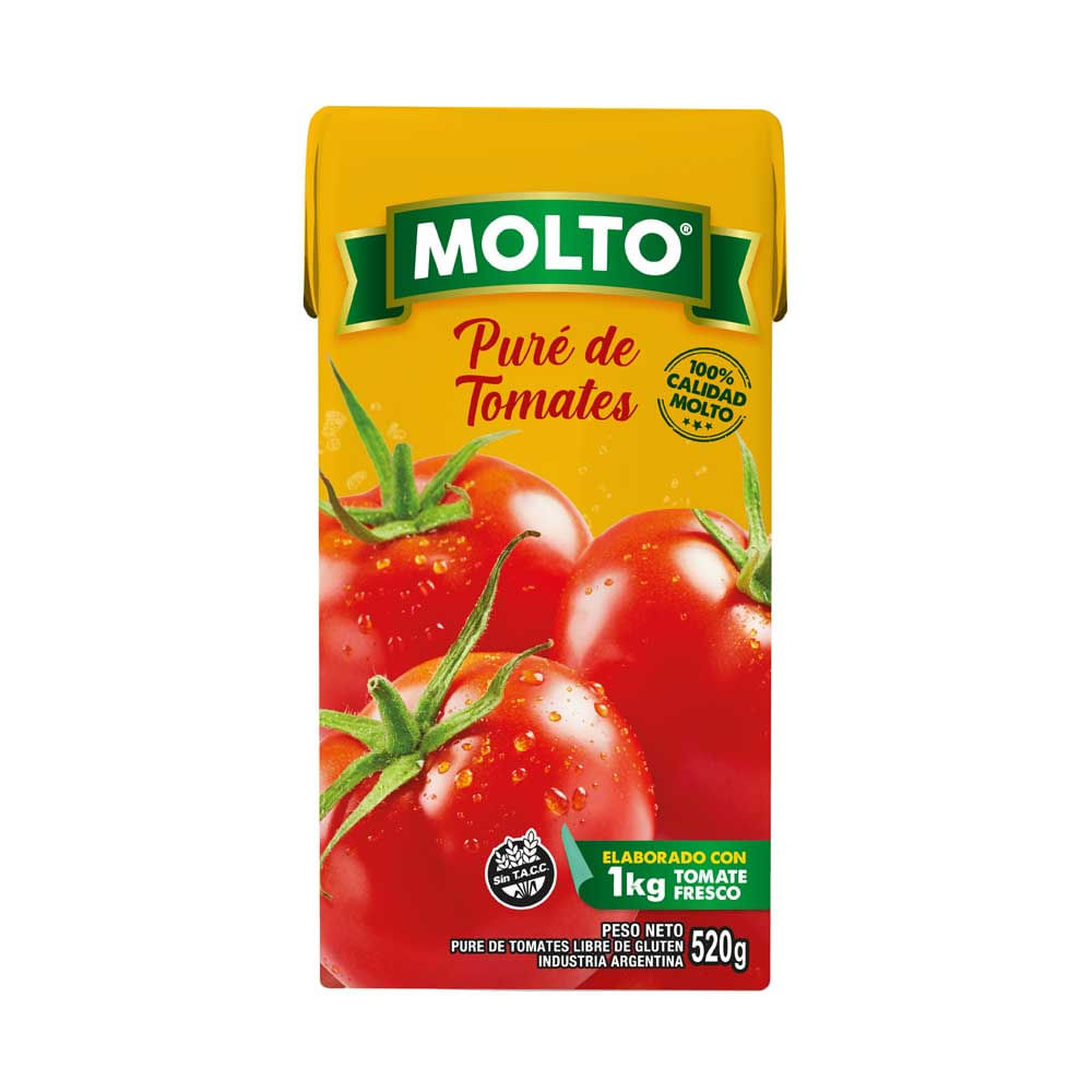 Pure De Tomate Molto Slim X 520g - imagen del producto