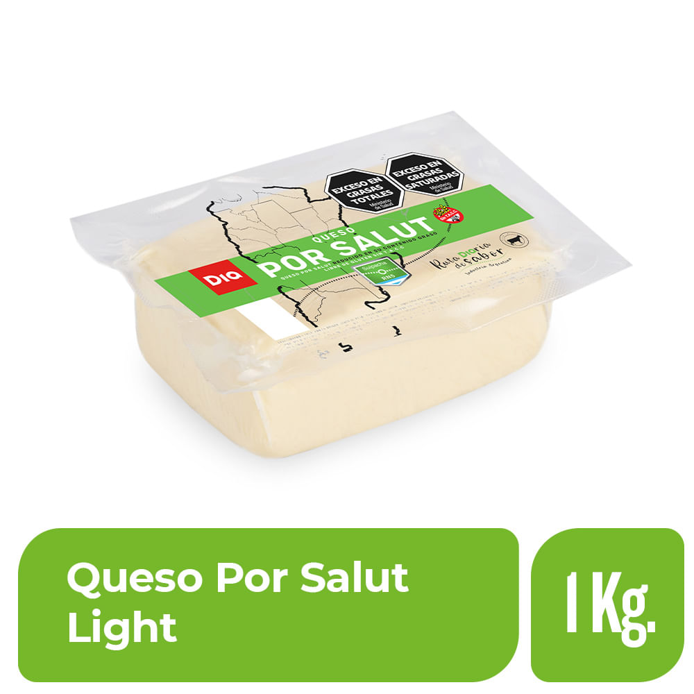Queso Por Salut Light Dia 1 Kg. - imagen del producto