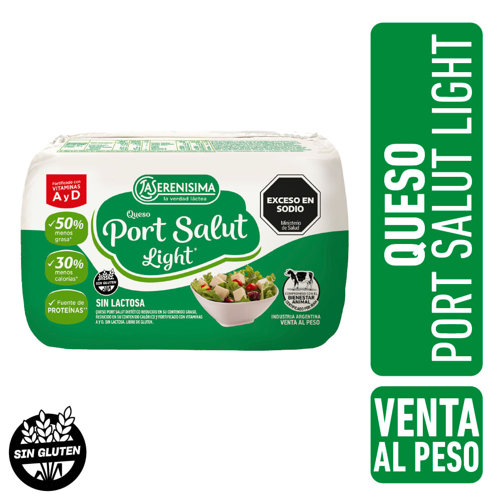 Queso Por Salut Light La Serenisima 500 Gr. - imagen del producto