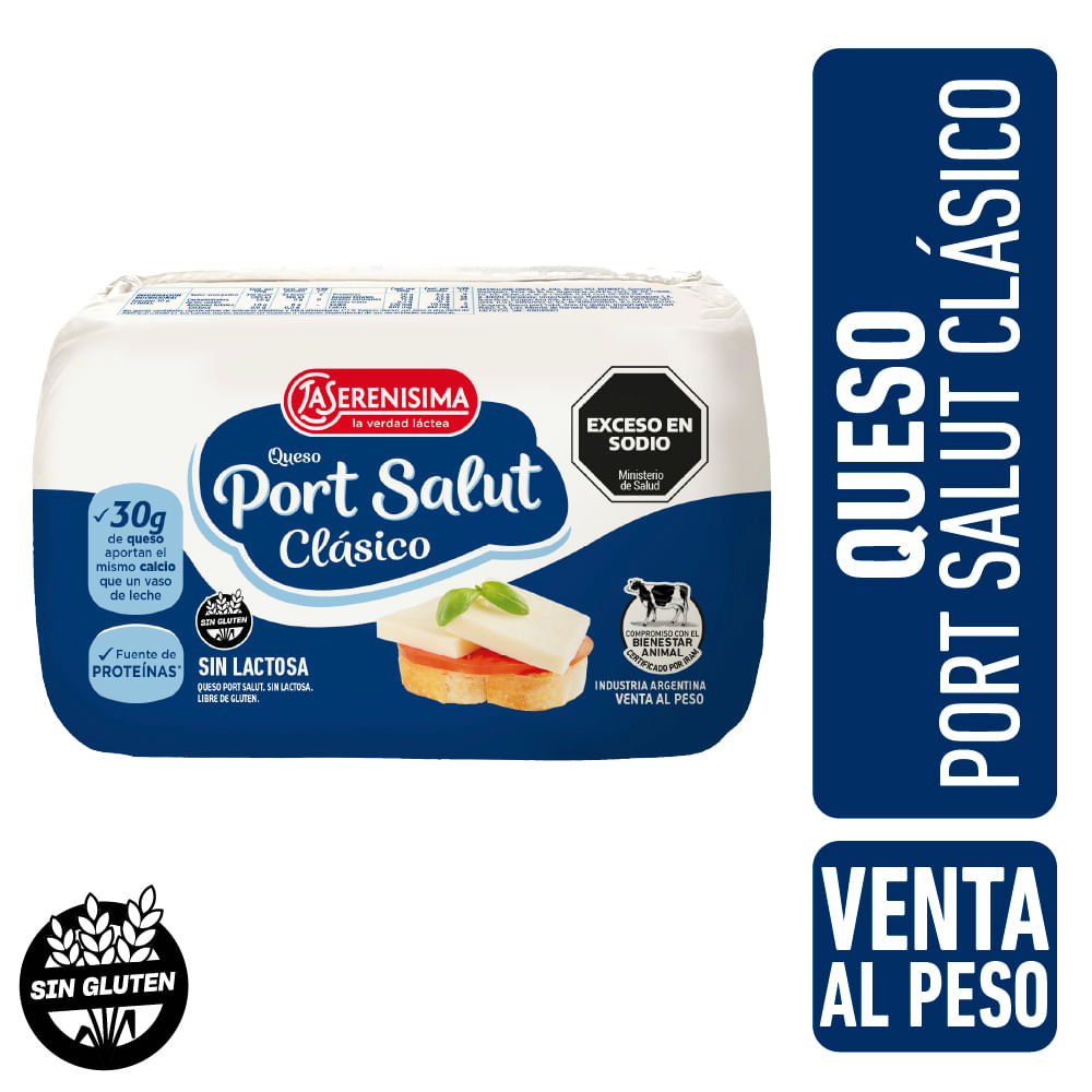 Queso Por Salut Sin Lactosa La Serenisima x Kg. - imagen del producto