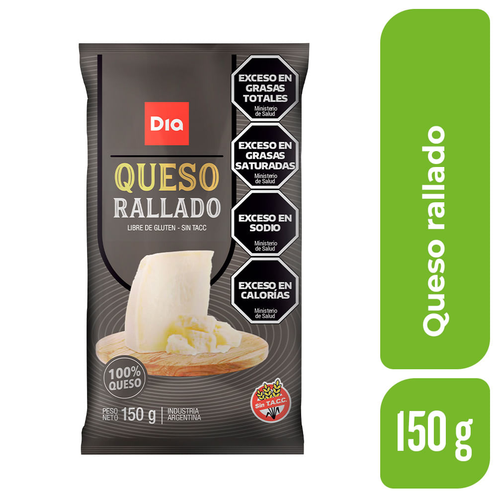 Queso Rallado DIA 150 Gr. - imagen del producto