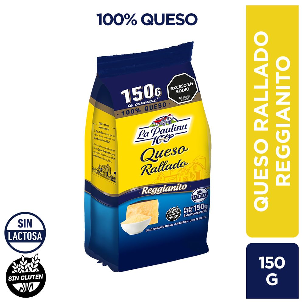 Queso Rallado x 0.15 Kg La Paulina - imagen del producto