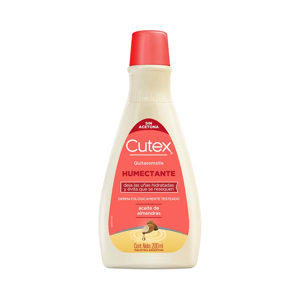 Quitaesmalte Cutex Humectante sin Acetona 200 Ml - imagen del producto
