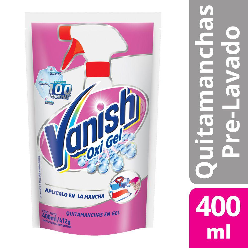 Quitamanchas En Gel Vanish Pre-Lavado Oxigel 400 Ml - imagen del producto