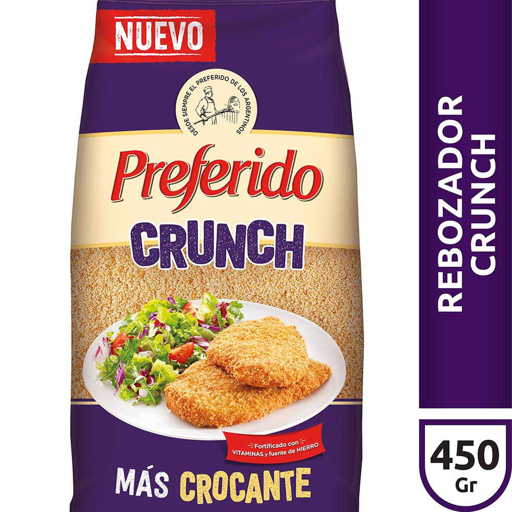 Rebozador Preferido Crunch 450 G - imagen del producto