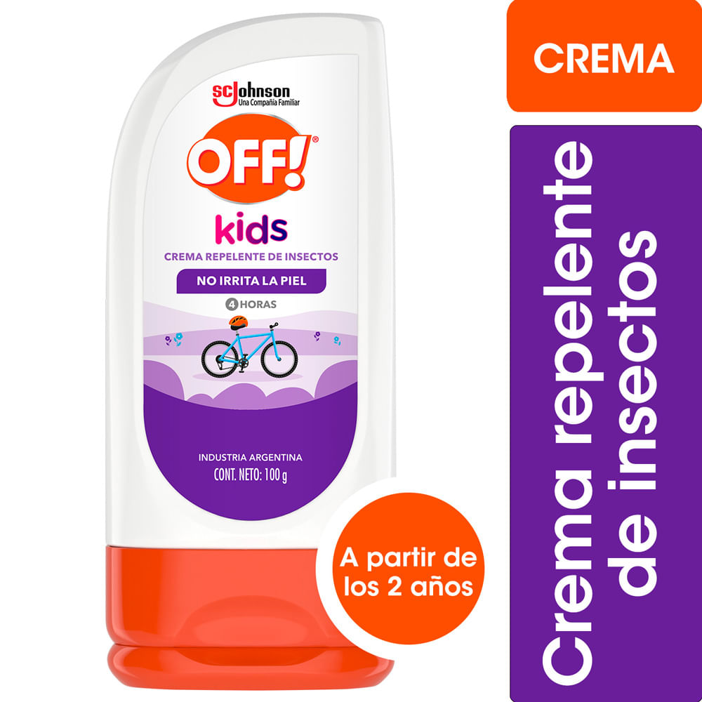 Repelente Para Mosquitos Kids Crema 100g Off! - imagen del producto