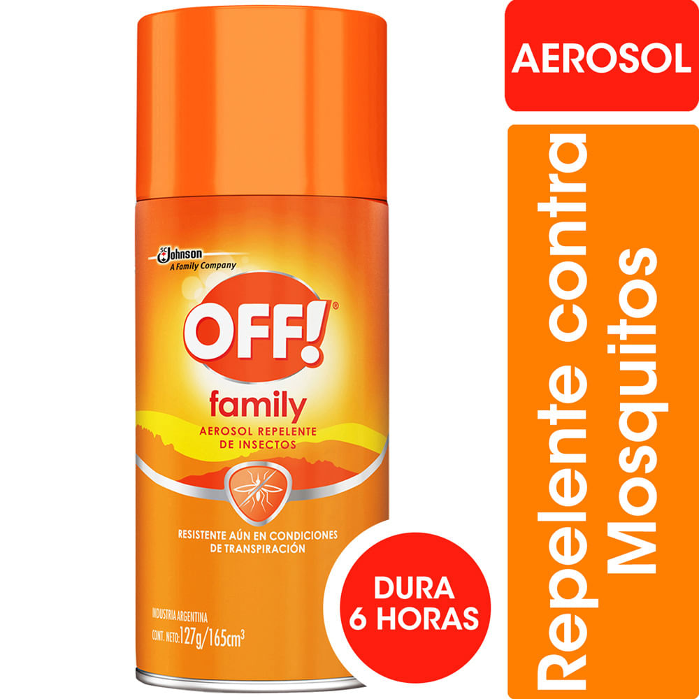 Repelente Para Mosquitos Off! Family Aerosol 165cc - imagen del producto