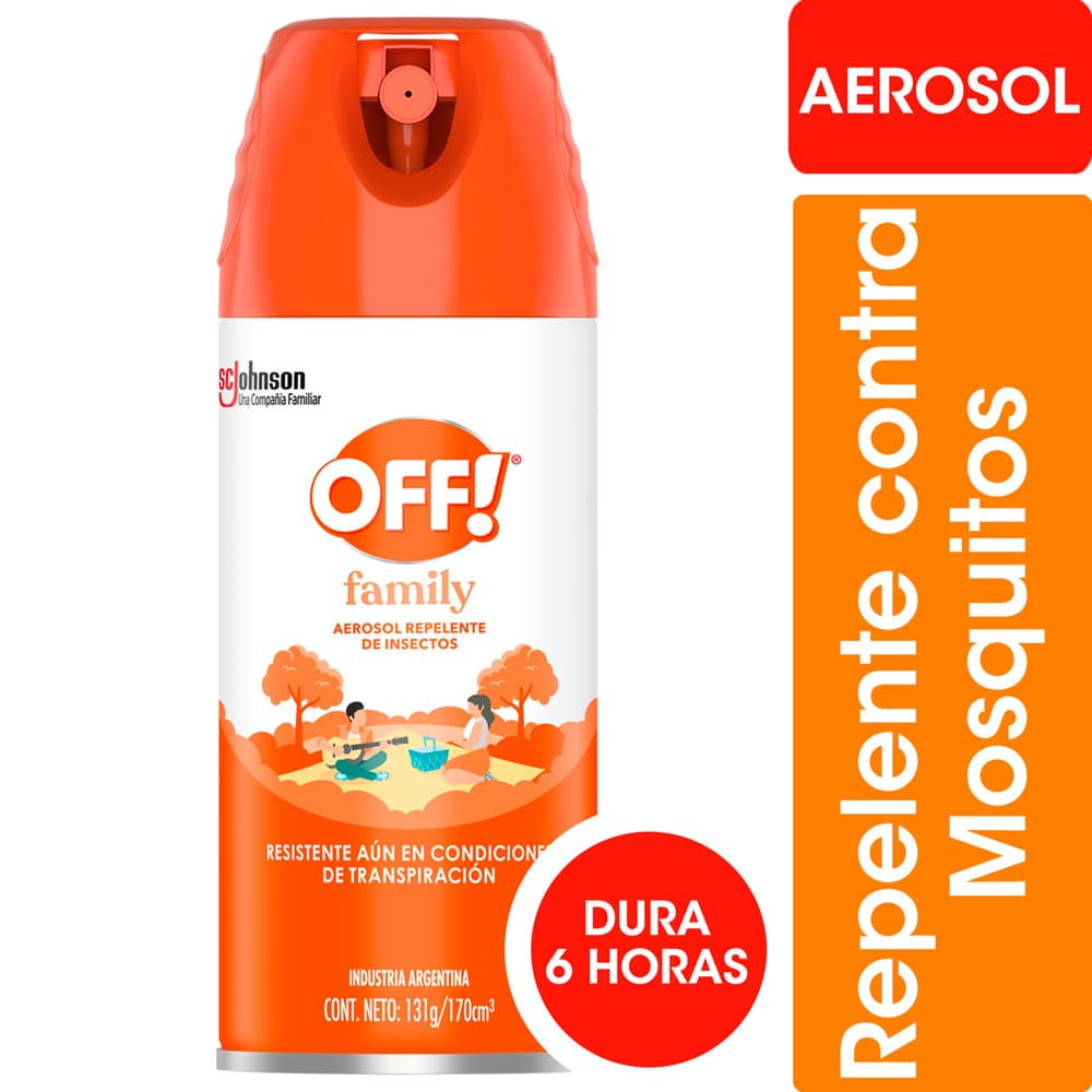 Repelente para Mosquitos Family Aerosol 170 Cc Off - imagen del producto