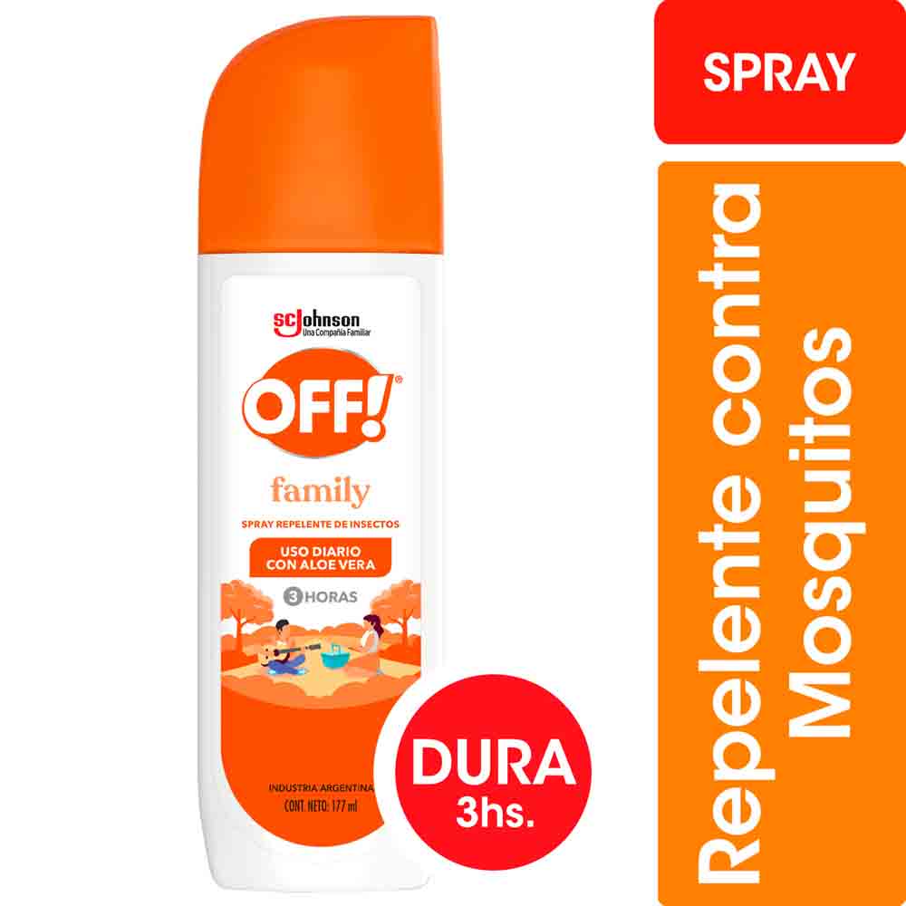 Repelente Para Mosquitos Off! Family Spray 177ml - imagen del producto