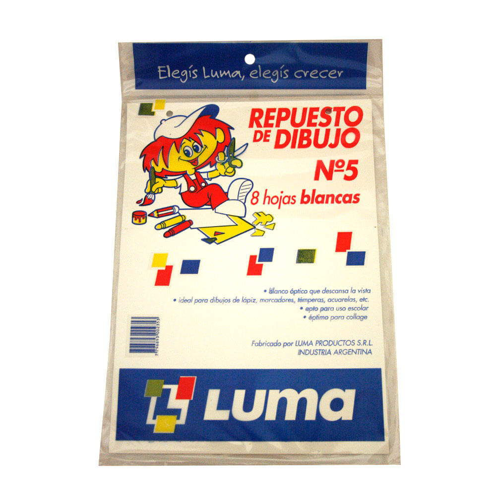 Repuesto de Dibujo N°5 x 8 Un Luma - imagen del producto
