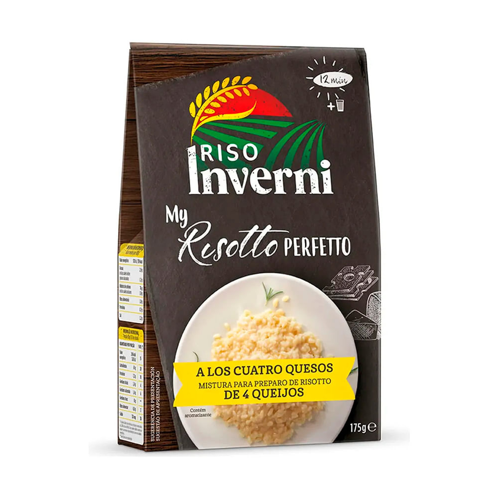 Risotto sabor Cuatro Quesos 175 Grs Riso Inverni - imagen del producto