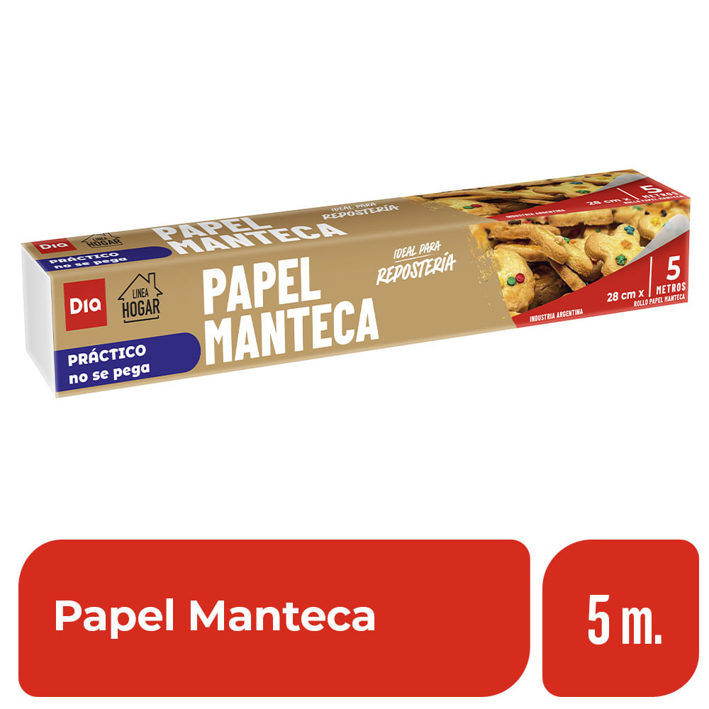 Rollo Papel Manteca 5 Mts Dia 1 Ud. - imagen del producto