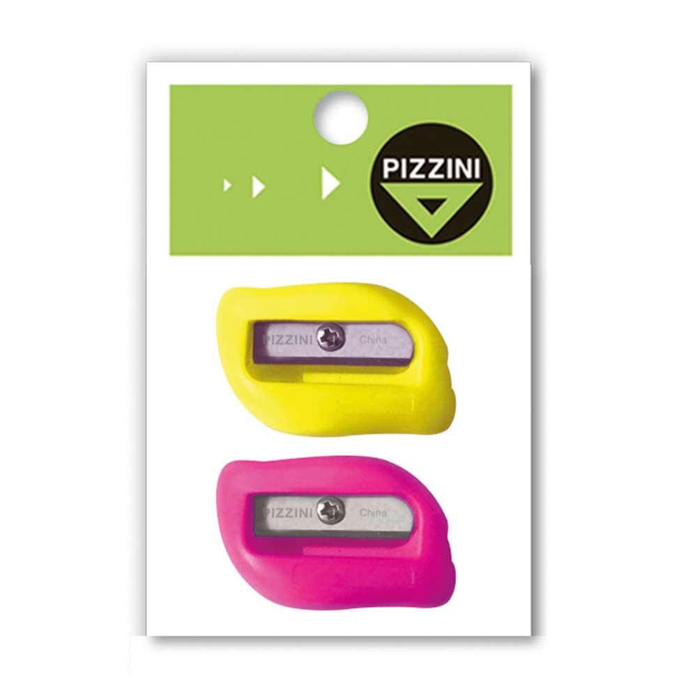 Sacapuntas Plasticos Pizzini 2u - imagen del producto