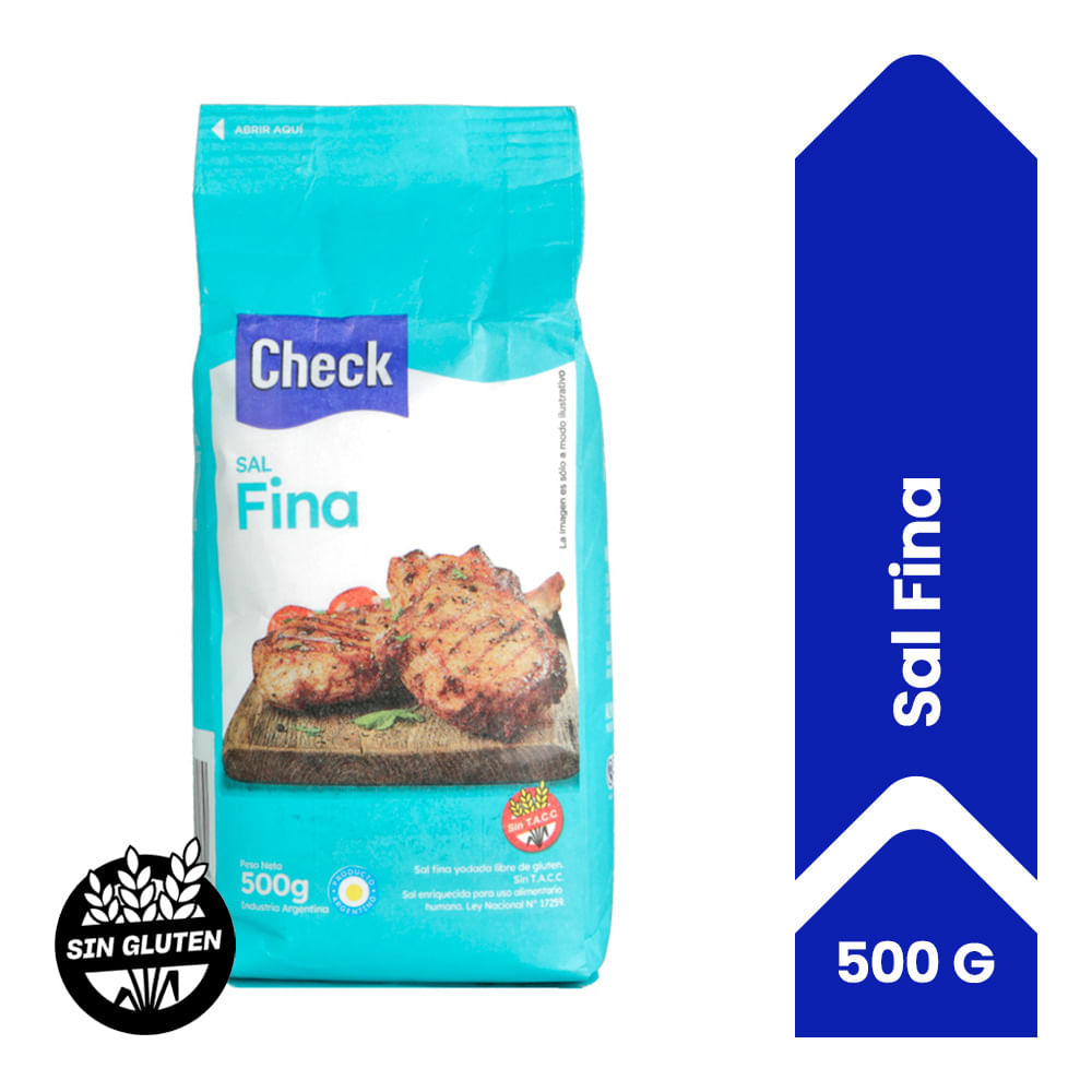 Sal Check Fina 500 G - imagen del producto