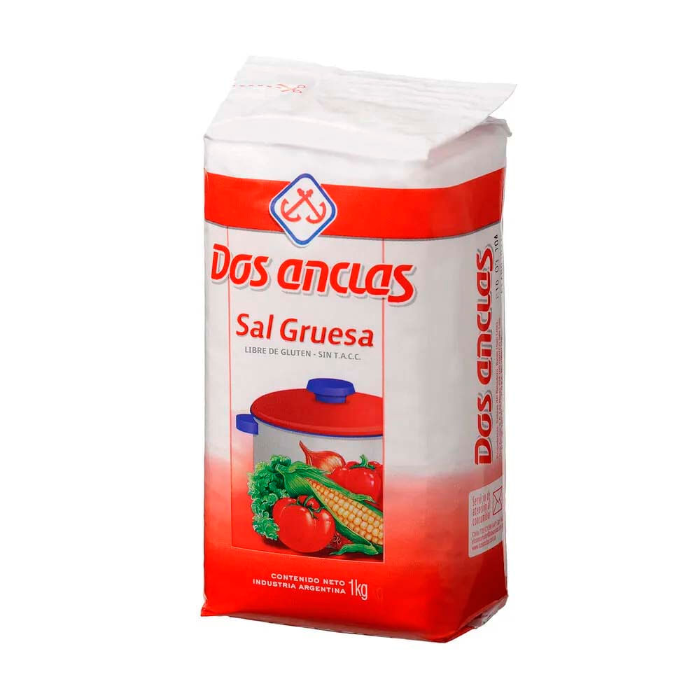 Sal Entrefina Parrillera Dos Anclas 1 Kg - imagen del producto