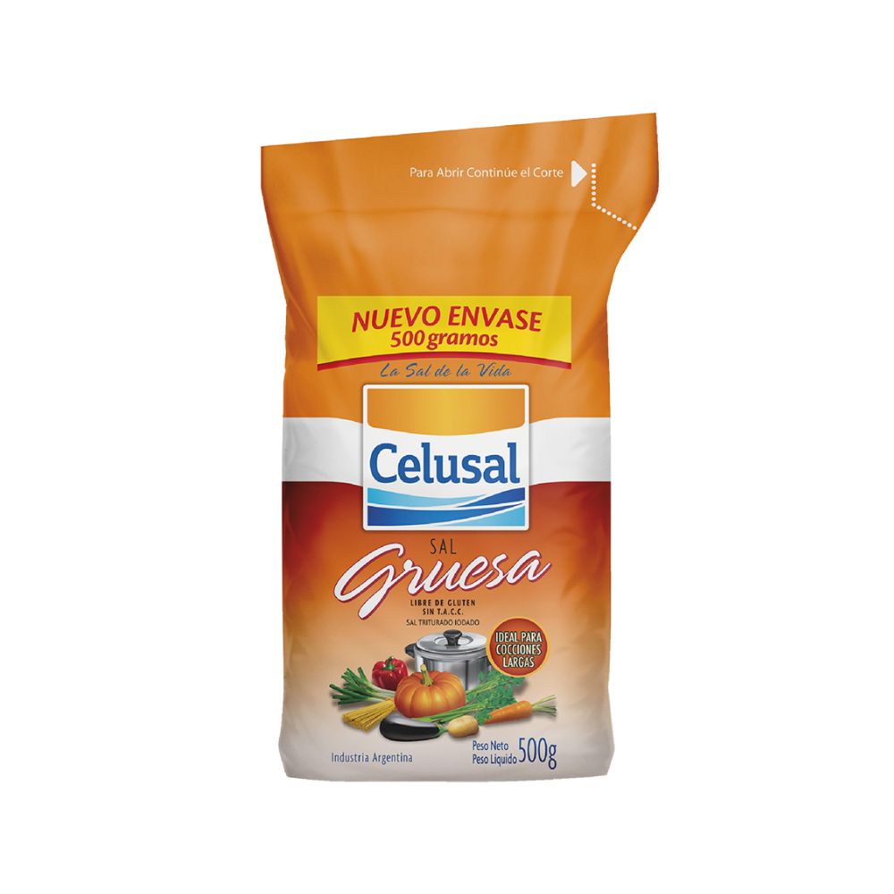 Sal Gruesa 500 Grs Celusal - imagen del producto