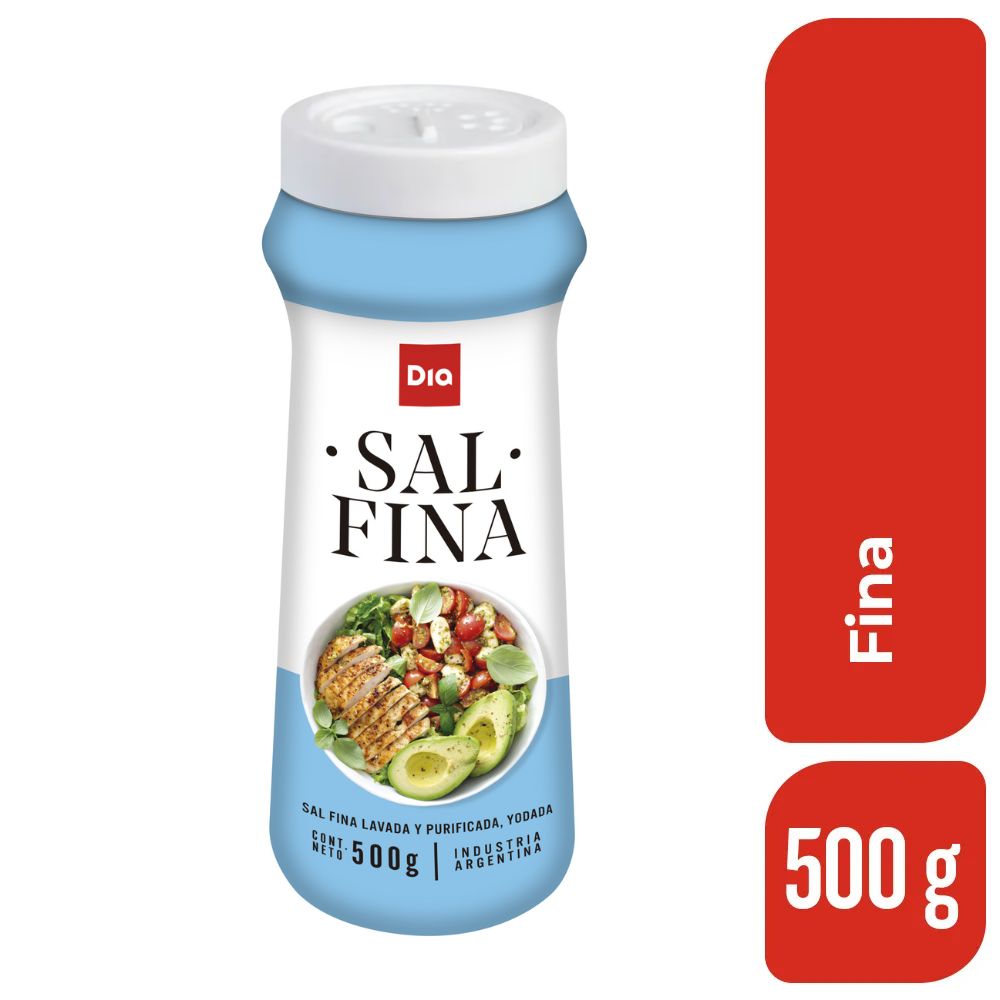 Salero Sal Fina Dia 500 Gr. - imagen del producto