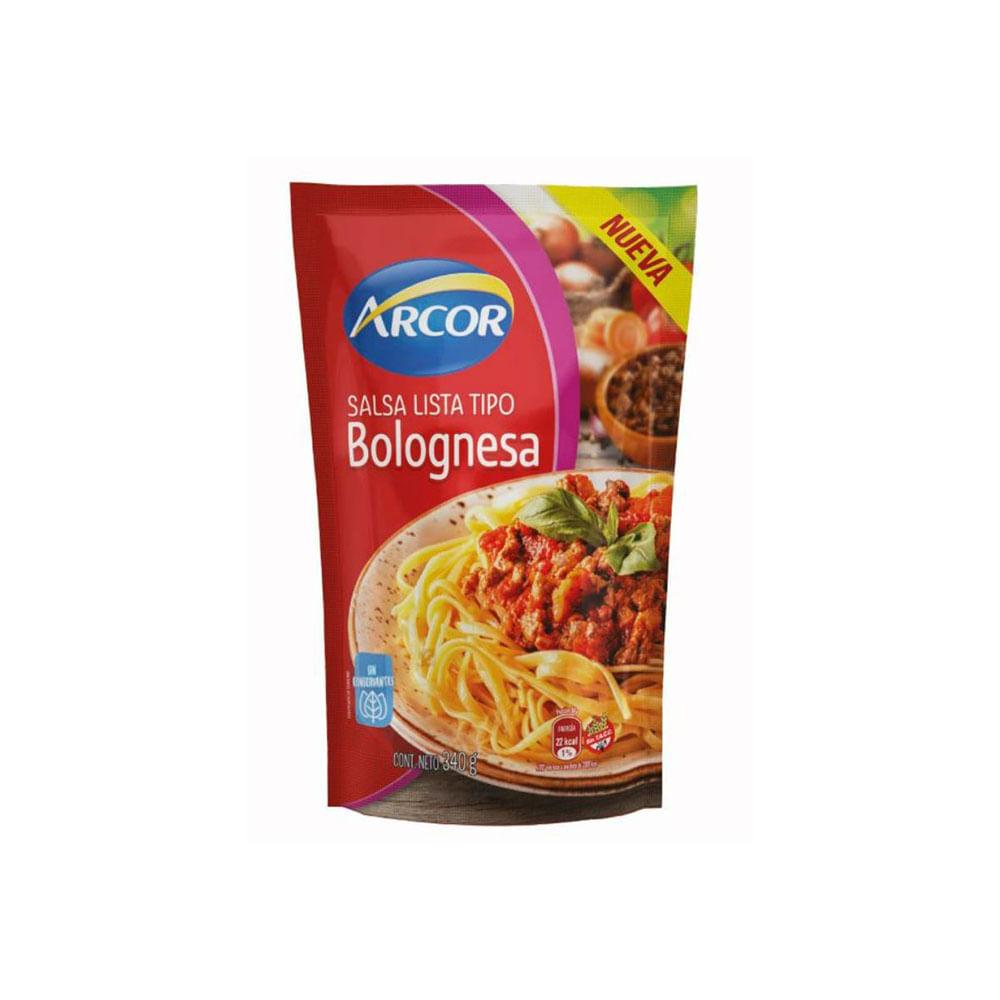 Salsa bolognesa Arcor dp 340 g. - imagen del producto