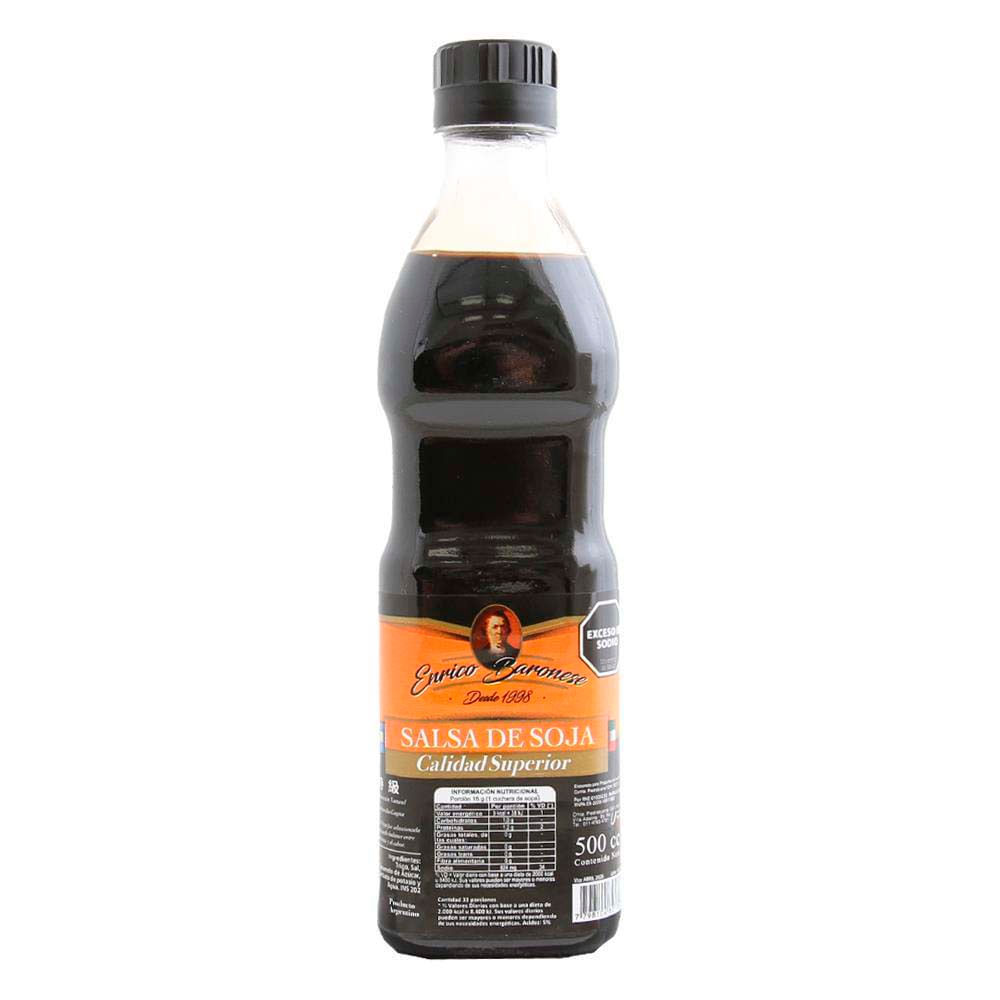 Salsa De Soja Enrico Baronese 500 Ml - imagen del producto