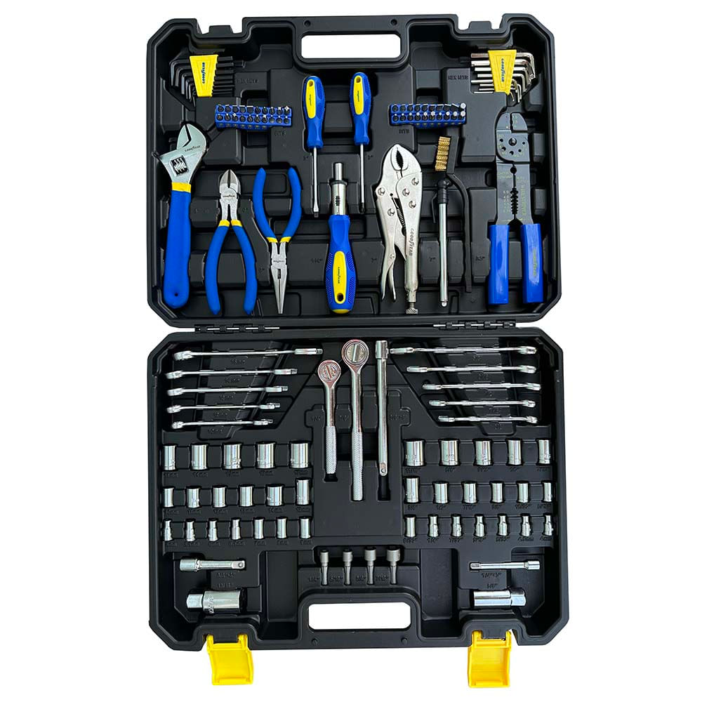 Set De Herramientas Manual Goodyear 123 Piezas En Caja Gy123tk - imagen del producto