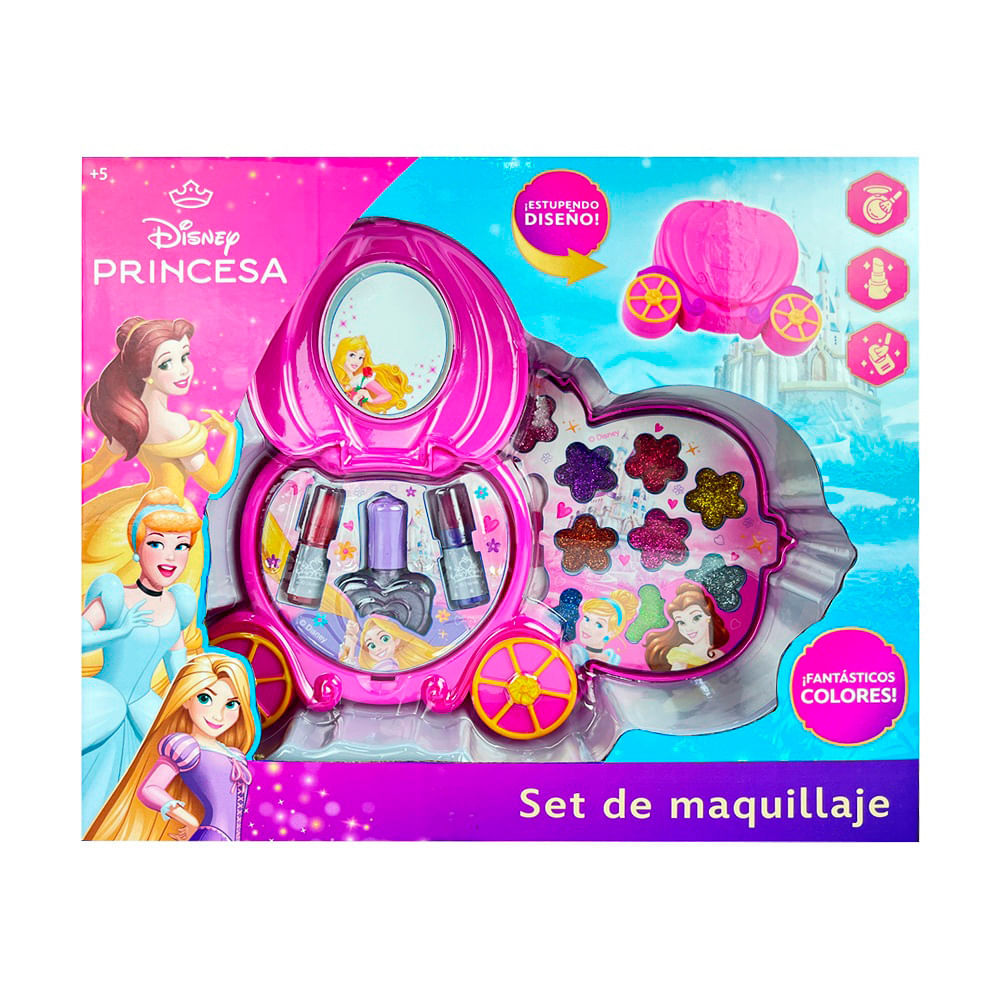 Set de Maquillaje Infantil Carruaje Disney Princesa - imagen del producto