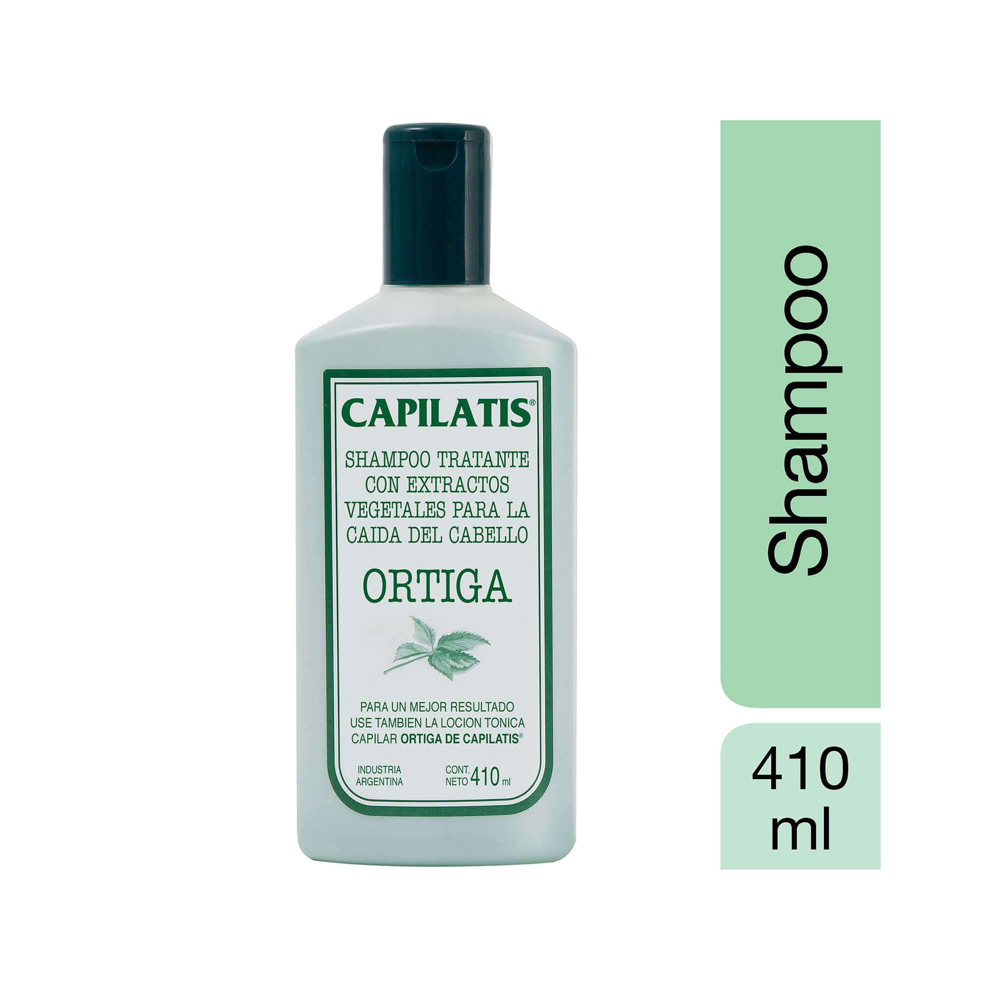 Shampoo Capilatis Ortiga caída de cabello 410 cc. - imagen del producto