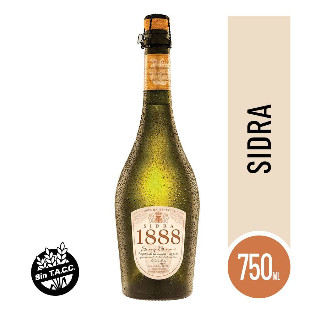 Sidra 1888 saenz briones 750 cc. - imagen del producto