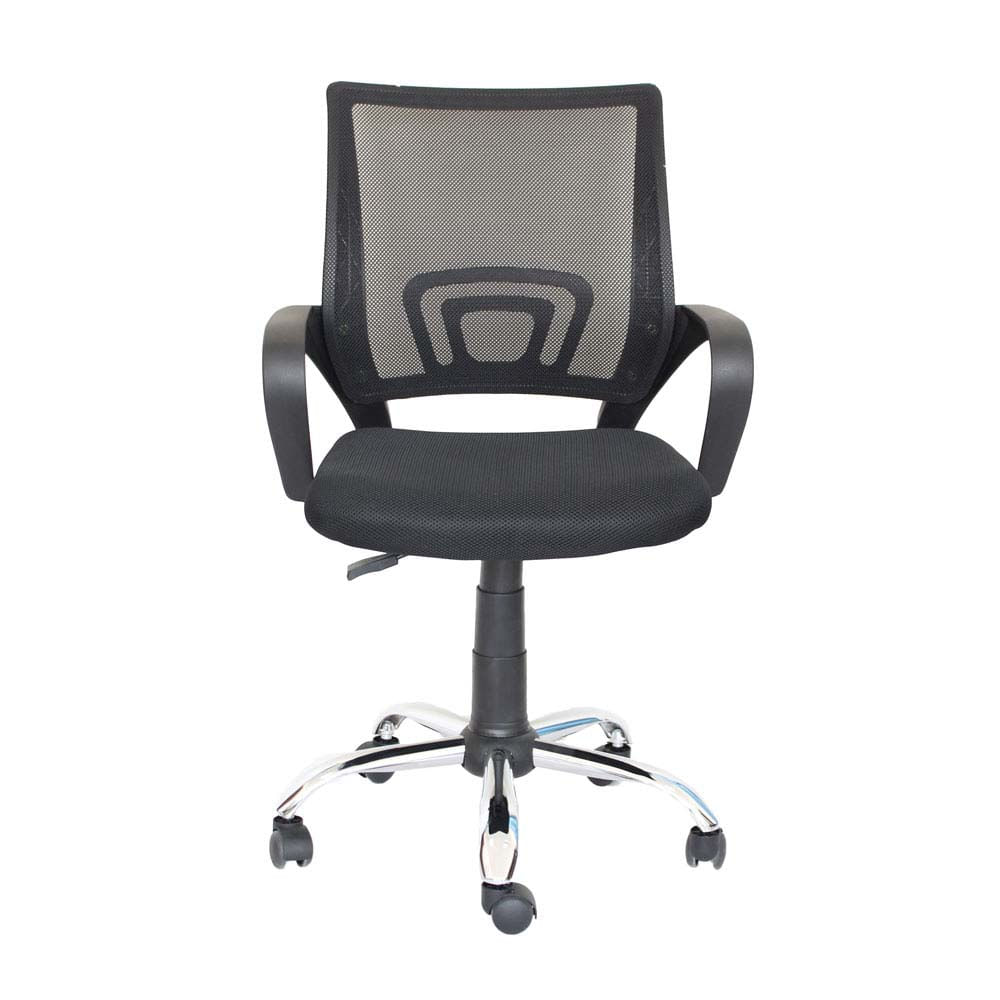 Silla De Oficina Cuadrada Negro - imagen del producto