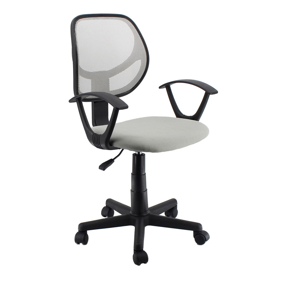 Silla De Oficina Redonda Gris - imagen del producto