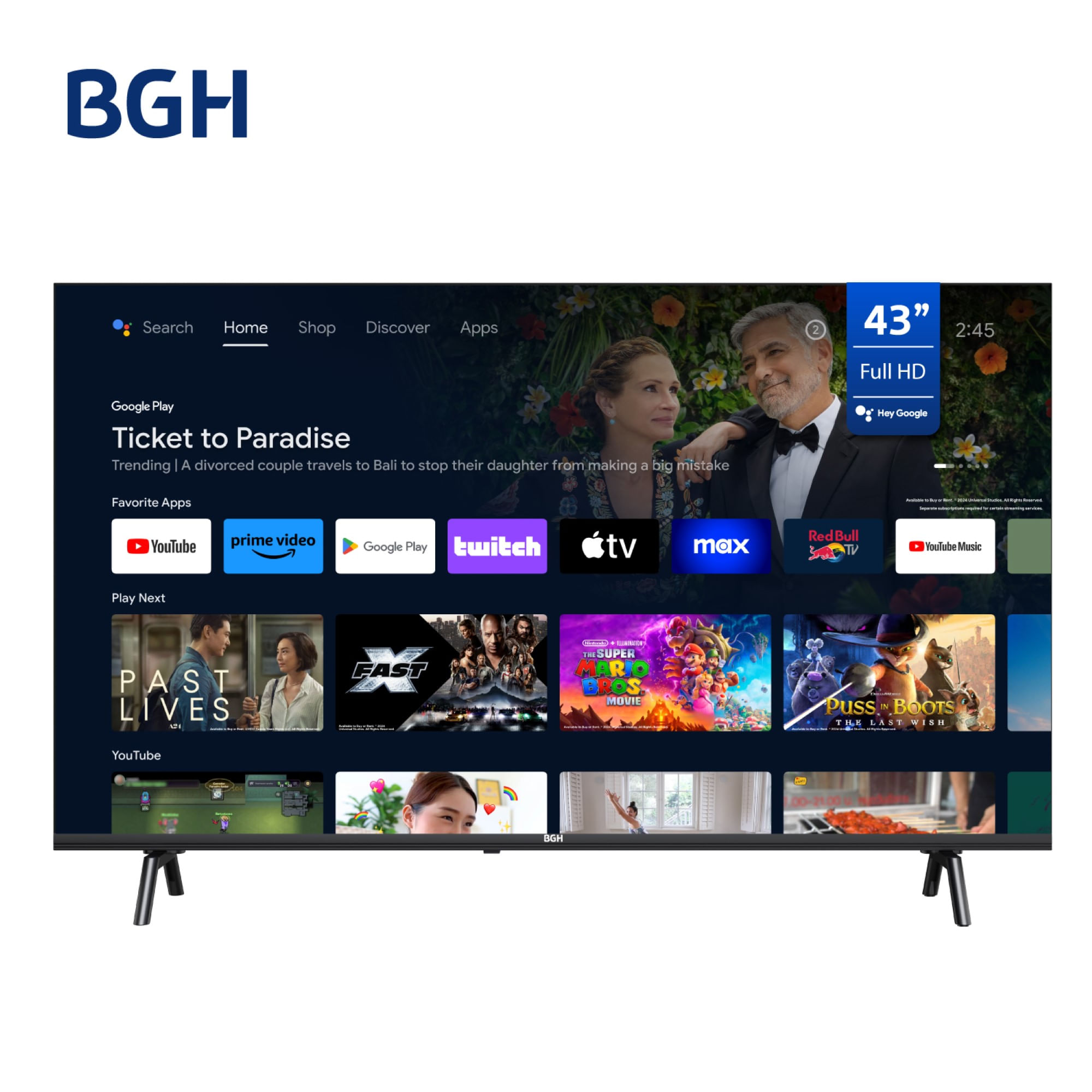 Smart TV BGH 43" Android B4325FS5 - imagen del producto