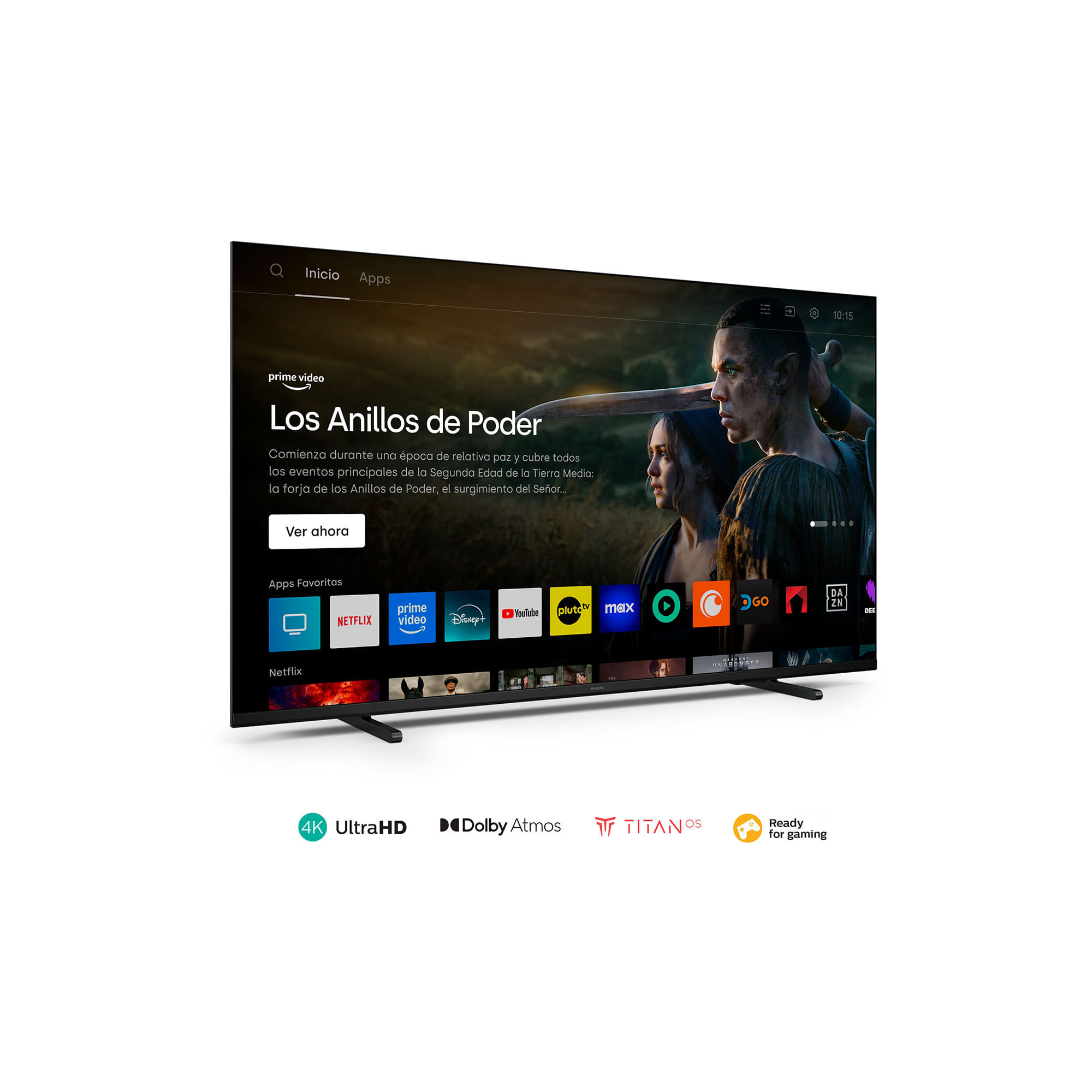 Smart Tv Led 55" 4k Titan Philips 55pud7309/77 - imagen del producto