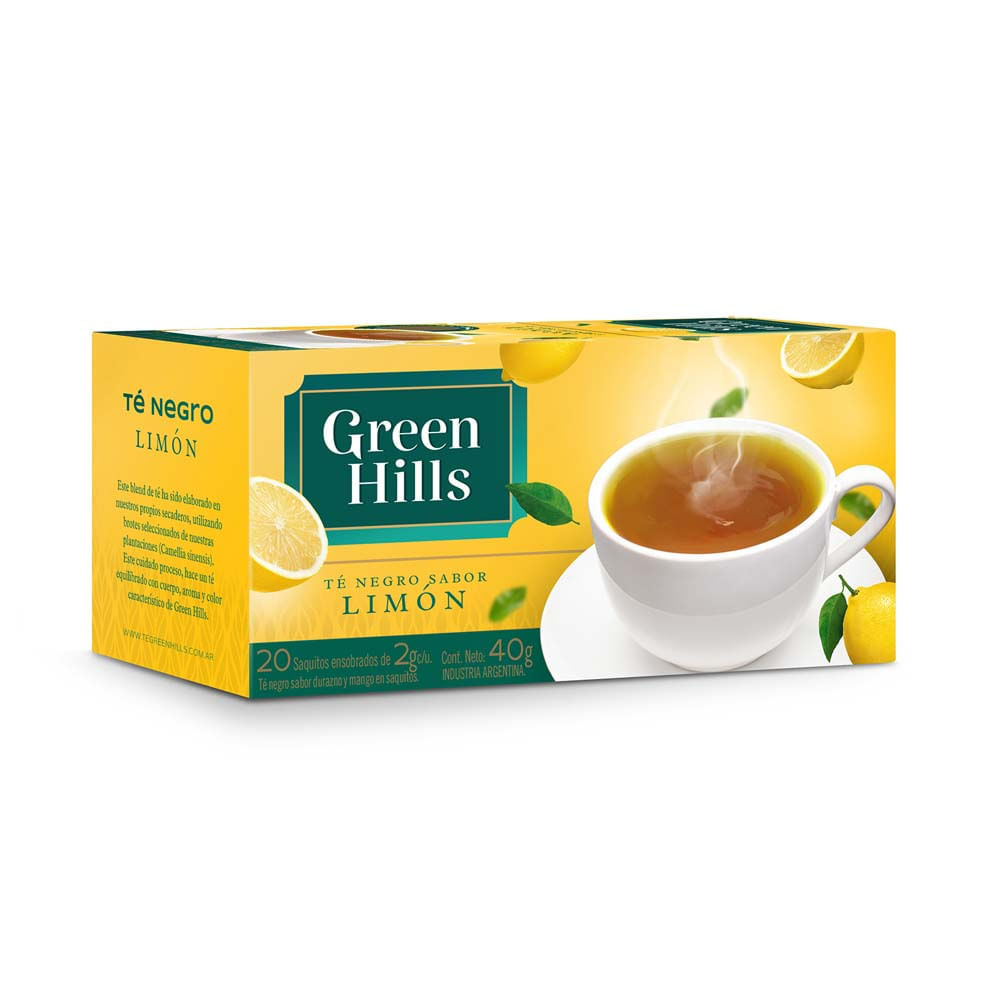 Té de limón Green Hills 20 uni - imagen del producto