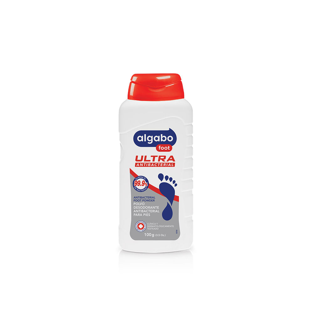 Talco Desodorante Antibacterial 100 Gr Algabo - imagen del producto