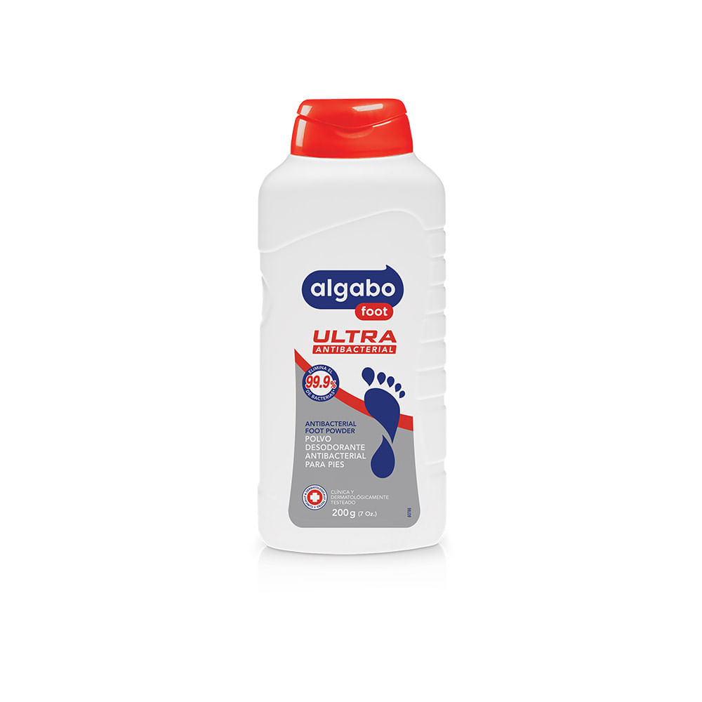 Talco Desodorante Antibacterial 200 Gr Algabo - imagen del producto