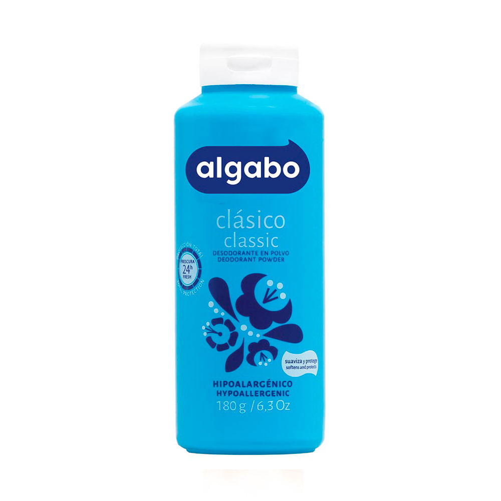 Talco Desodorante Clásico 180 Grs Algabo - imagen del producto