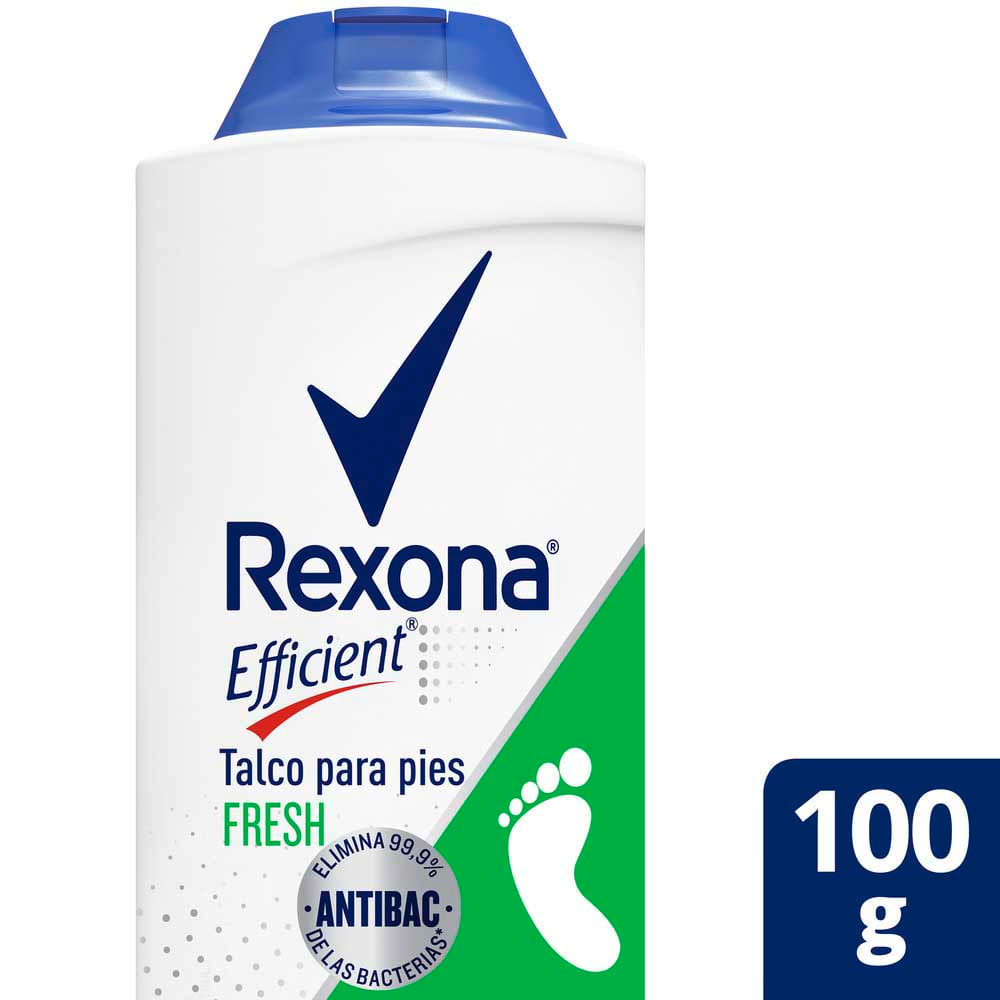 Talco para Pies Antibacterial 100 Grs Rexona - imagen del producto
