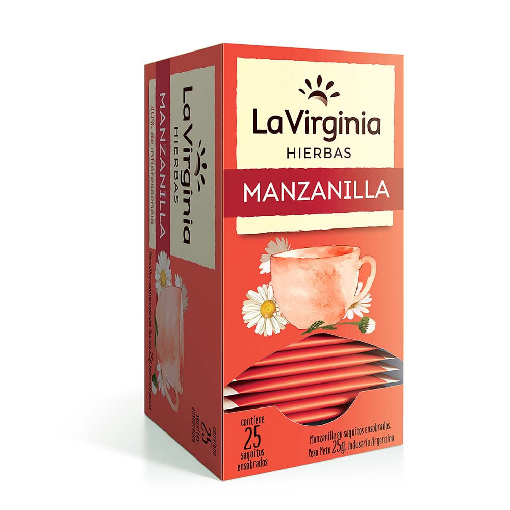 Té Sabor Manzanilla 25 Grs x 25 Un La Virginia - imagen del producto