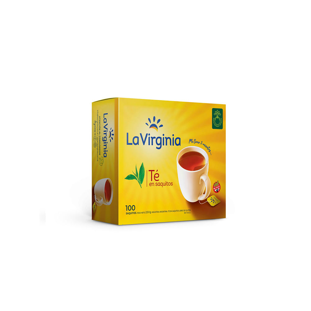Té Negro 200 Grs x 100 Un La Virginia - imagen del producto