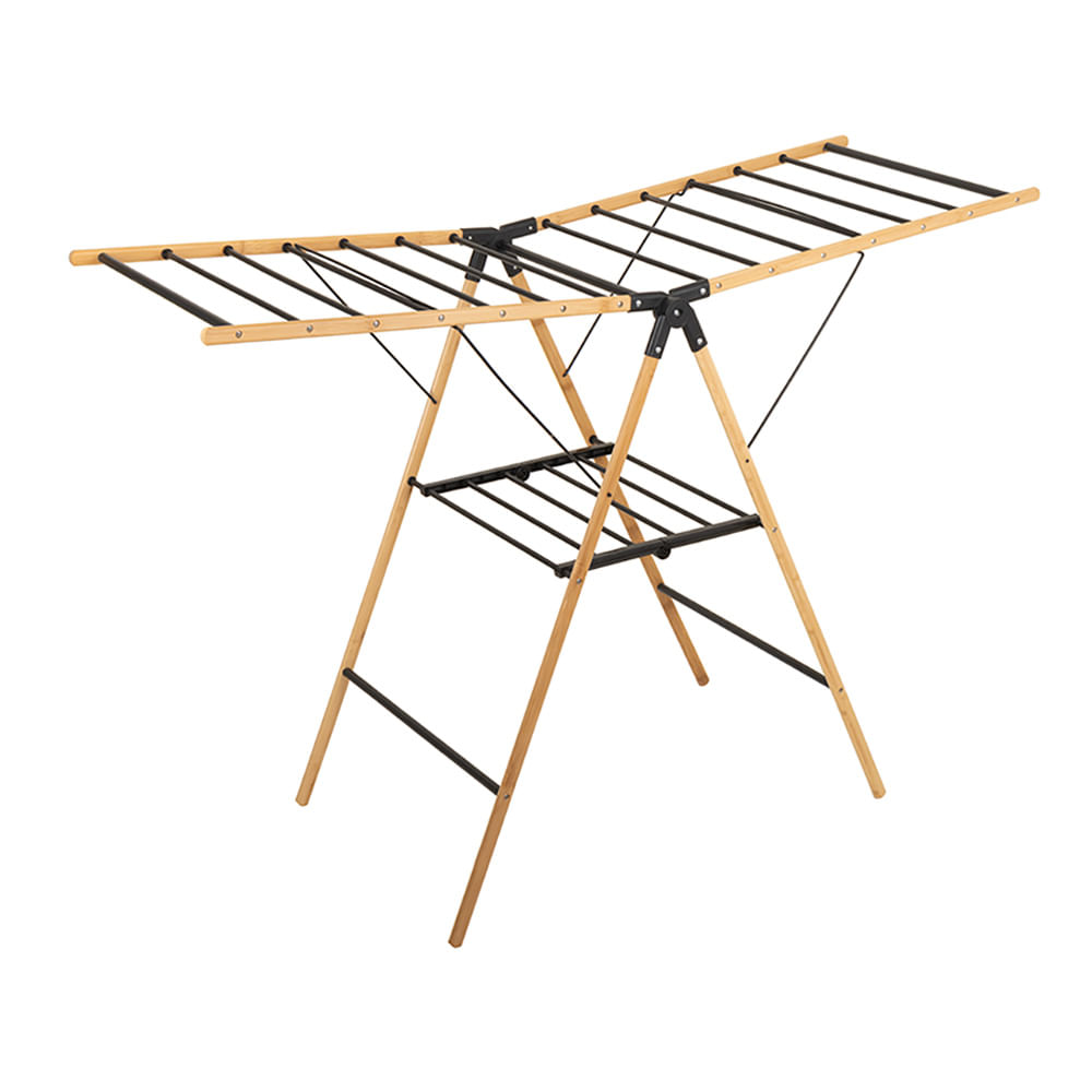 Tender De Ropa Plegable Reforzado Bamboo - imagen del producto